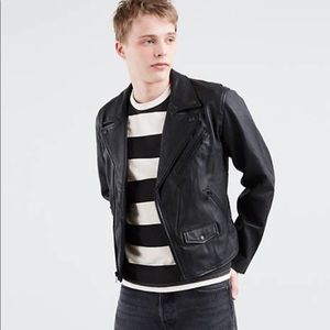 Levi’s Leather Moto Jacket